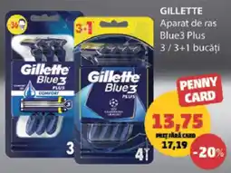 Penny Gillette aparat de ras blue3 plus Ofertă