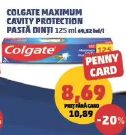 Penny Colgate maximum cavity protection pasta dinţi Ofertă