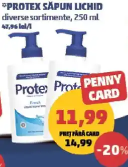 Penny Protex săpun lichid Ofertă