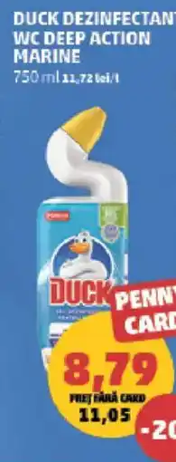 Penny Duck dezinfectant wc deep action marine Ofertă