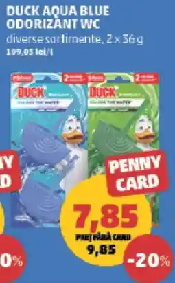 Penny Duck aqua blue odorizant wc Ofertă