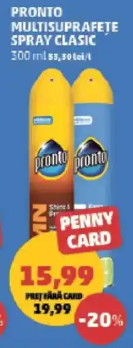 Penny Pronto multisuprafețe spray clasic Ofertă