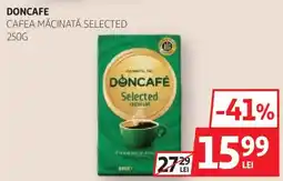 Auchan Doncafe cafea măcinată selected Ofertă