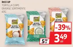 Auchan Rice up tortilla chips Ofertă