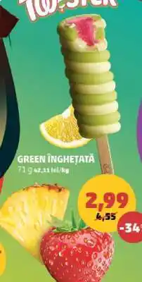 Penny GREEN ÎNGHEȚATĂ Ofertă