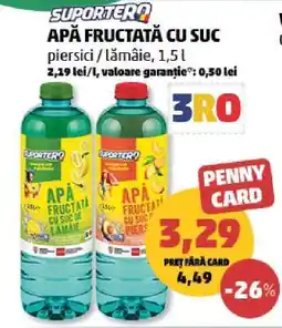 Penny Apă Fructată Cu Suc Ofertă