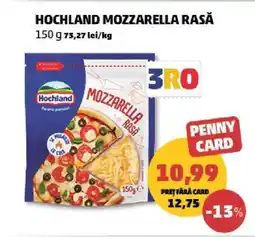 Penny HOCHLAND Mozzarella rasă Ofertă