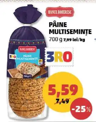 Penny Pâine multiseminte Ofertă