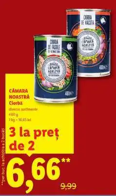 Lidl Cămara Noastră Ciorbă Ofertă