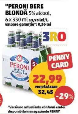Penny PERONI BERE BLONDĂ Ofertă
