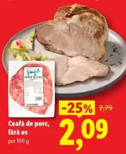Lidl Ceafă de porc fără os Ofertă