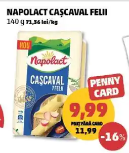 Penny NAPOLACT Caşcaval felii Ofertă