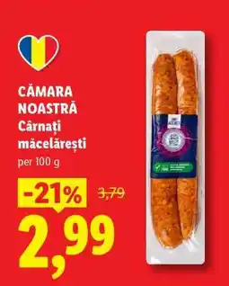Lidl Cămara Noastră Cârnați măcelărești Ofertă