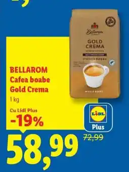 Lidl BELLAROM Cafea boabe Gold Crema Ofertă