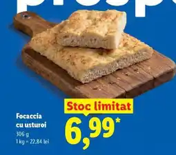 Lidl Focaccia cu usturoi Ofertă