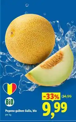Lidl Pepene galben Galia, bio Ofertă