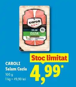 Lidl CAROLI SALAM COZIA Ofertă