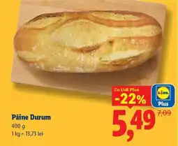 Lidl Pâine durum Ofertă