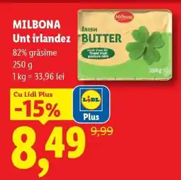 Lidl Milbona Unt irlandez Ofertă