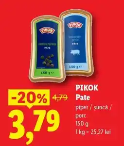 Lidl Pikok Pate Ofertă