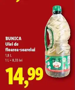 Lidl Bunica Ulei de Floarea Soarelui Ofertă
