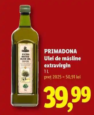 PRIMADONA Ulei de măsline extravirgin 1L