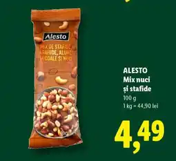 Lidl Alesto Mix nuci și stafide Ofertă