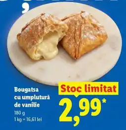 Lidl Bougatsa cu umplutură de vanilie Ofertă