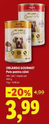 Lidl ORLANDO GOURMET Pate pentru câini Ofertă