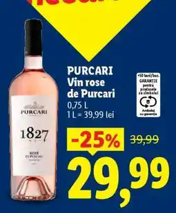 Lidl PURCARI Vin rose de Purcari Ofertă