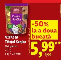 Lidl VITASIA Tăiței Konjac Ofertă