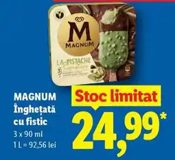 Lidl MAGNUM Înghețată cu fistic Ofertă