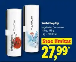 Lidl Sushi Pop Up Ofertă