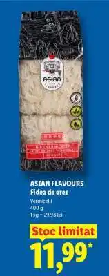 Lidl ASIAN FLAVOURS Fidea de orez Ofertă