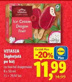Lidl VITASIA Înghețată pe băț Ofertă