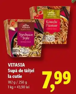 Lidl VITASIA Supă de tăiței la cutie Ofertă