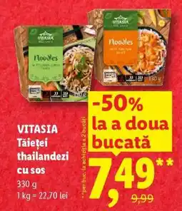 Lidl VITASIA Tăieței thailandezi cu sos Ofertă