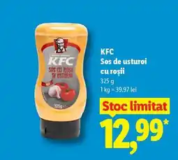 Lidl KFC Sos de usturoi cu roșii Ofertă
