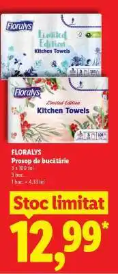 Lidl Floralys Prosop de bucătărie Ofertă