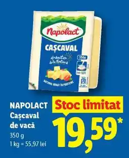 Lidl NAPOLACT Cașcaval de vacă Ofertă