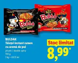 Lidl BULDAK Tăiței instant ramen cu aromă de pui Ofertă