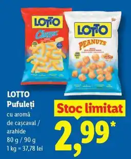Lidl LOTTO Pufuleti Ofertă