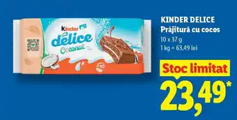 Lidl Kinder Delice Ofertă