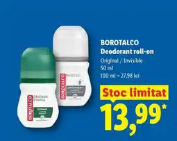Lidl BOROTALCO Deodorant roll-on Ofertă
