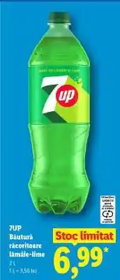 Lidl 7UP Băutură răcoritoare lămâie-lime Ofertă