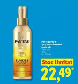 Lidl PANTENE PRO-V Spray protecție termică pentru păr Ofertă