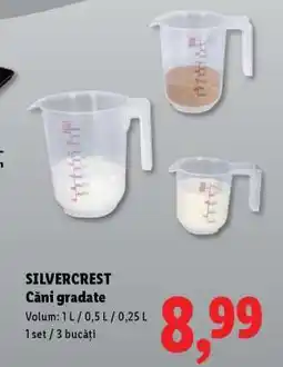 Lidl SILVERCREST Căni gradate Ofertă