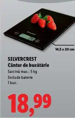 Lidl Silvercrest Cântar de bucătărie Ofertă