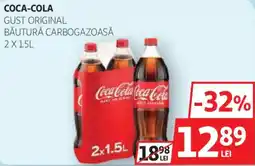 Auchan Coca-cola gust original băutură carbogazoasă Ofertă