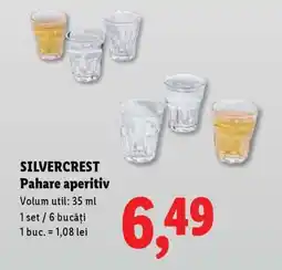 Lidl SILVERCREST Pahare aperitiv Ofertă